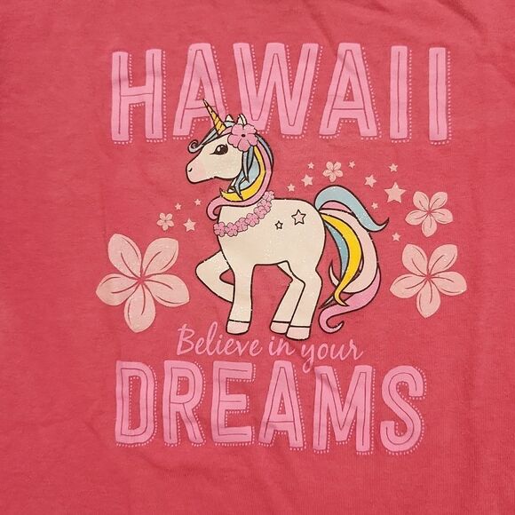 Hawaii Believe In Your Dreams Unicorn T-shirt M - Picture 2 of 4